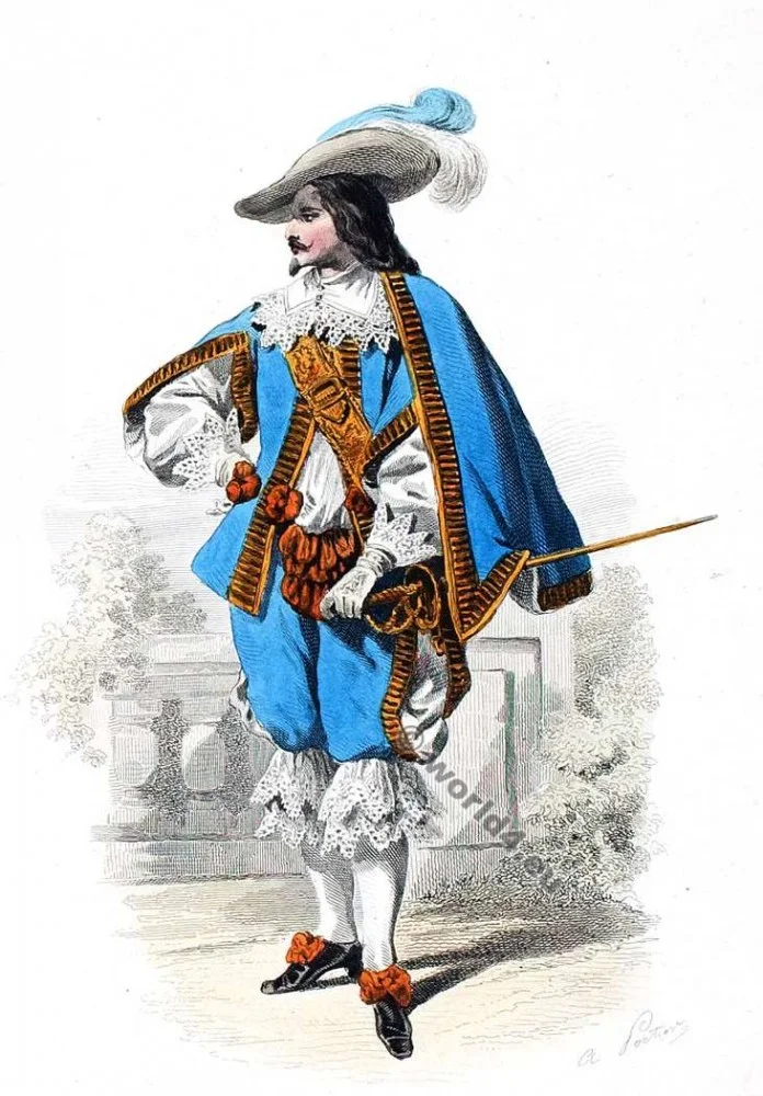 Mousquetaire, Baroque, Nobility, French, costume, fashion history, historical, dress, 17th century, Louis XIII