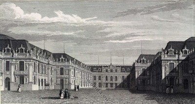 Palais de Versailles. Cour Royal. Louis XIV. Louis XV. Louis XVI.