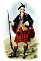 Na Camshroinaich. The Camerons. Clan. Tartan. Scotland national costume. Clans of the Scottish Highlands.