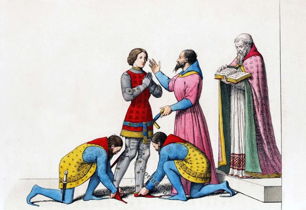 Chevalier, 15ème siècle, Moyen âges, militaire, costume, médiéval, histoire, mode, bourguignonne,