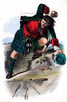 Clann Choinnich - The Mackenzies. Clan. Tartan. Scotland national costume. Clans of the Scottish Highlands.