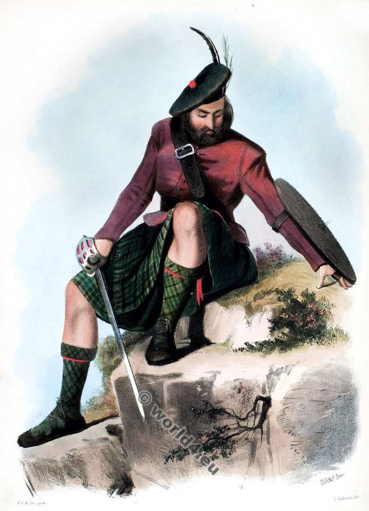 Siol Mhorgan No Clann Aodh. The Makays. Clan. Tartan. Scotland national costume. Clans of the Scottish Highlands.