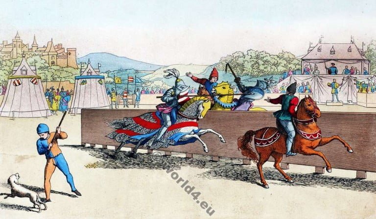 Chivalric, hastilude, 14th century, military, Knights, tournament, Medieval, clothing,
