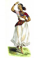 Bayadere. Indian dancer.