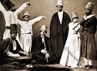 Dancing, Dervishes, Ottoman Empire, Islam, monks, Mohammedan, priest,