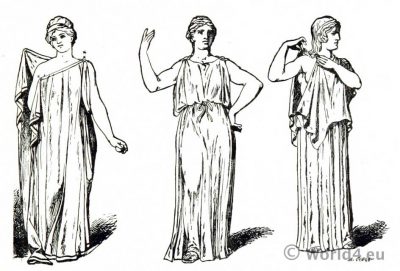 Greek, dress, Ancient, Greece, costume,