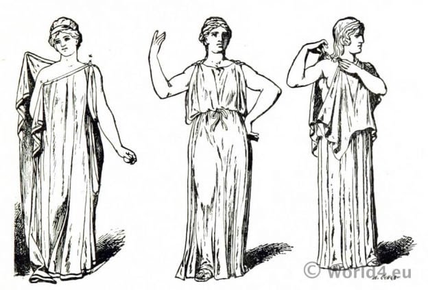 The Ancient Greek fashion history. Clothing in Ancient Greece.