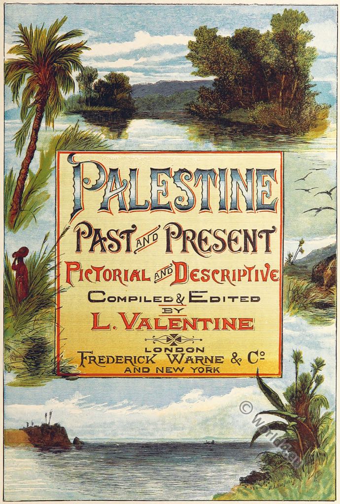 Palestine Past and Present. River Jordan. Biblical place. Israel.