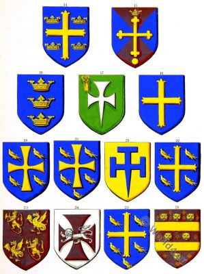 Anglo-Saxons, Coat of arms, kings. heraldry, History, England, Medieval Society
