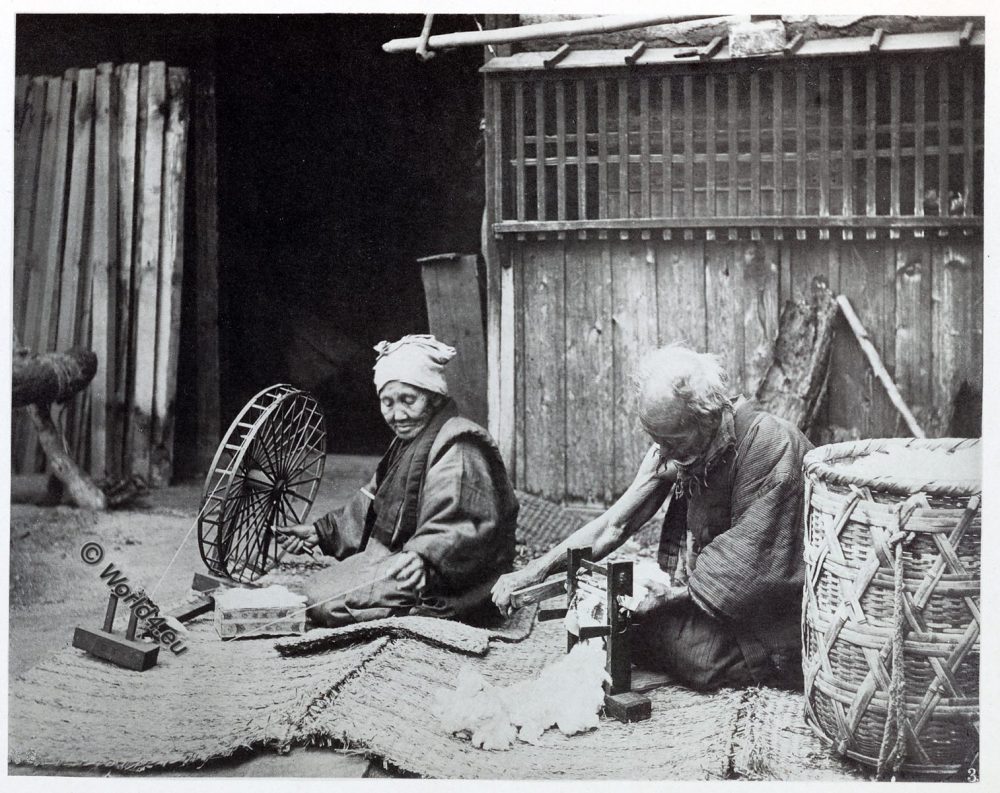 Cotton, spinning, historical, Japan, Kazuma Ogawa, Photographer,