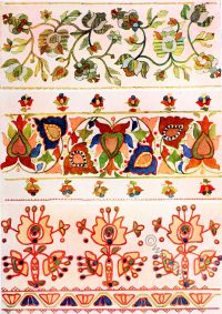 Designs for Silk Embroidery. Ukraine