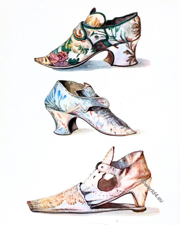 Shoe, fashion, rococo, baroque, 18th century,