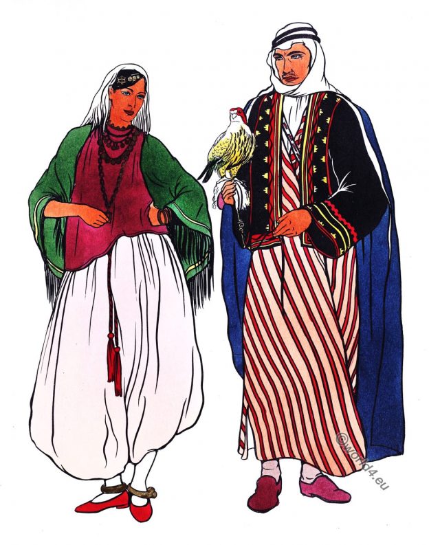 Arabian, costumes, dress, aba, kubiyah, sakal