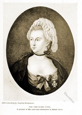 Chevalier d'Éon, Angelica Kaufmann, Portrait, Transvestite, Rococo