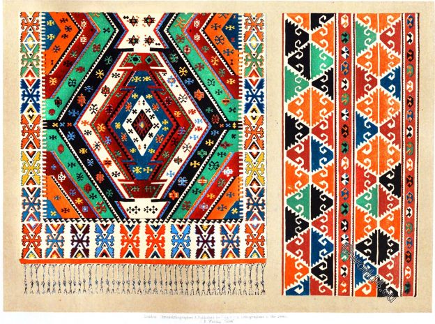 Turkish nomad carpets, Smyrna, carpet, Ottoman empire
