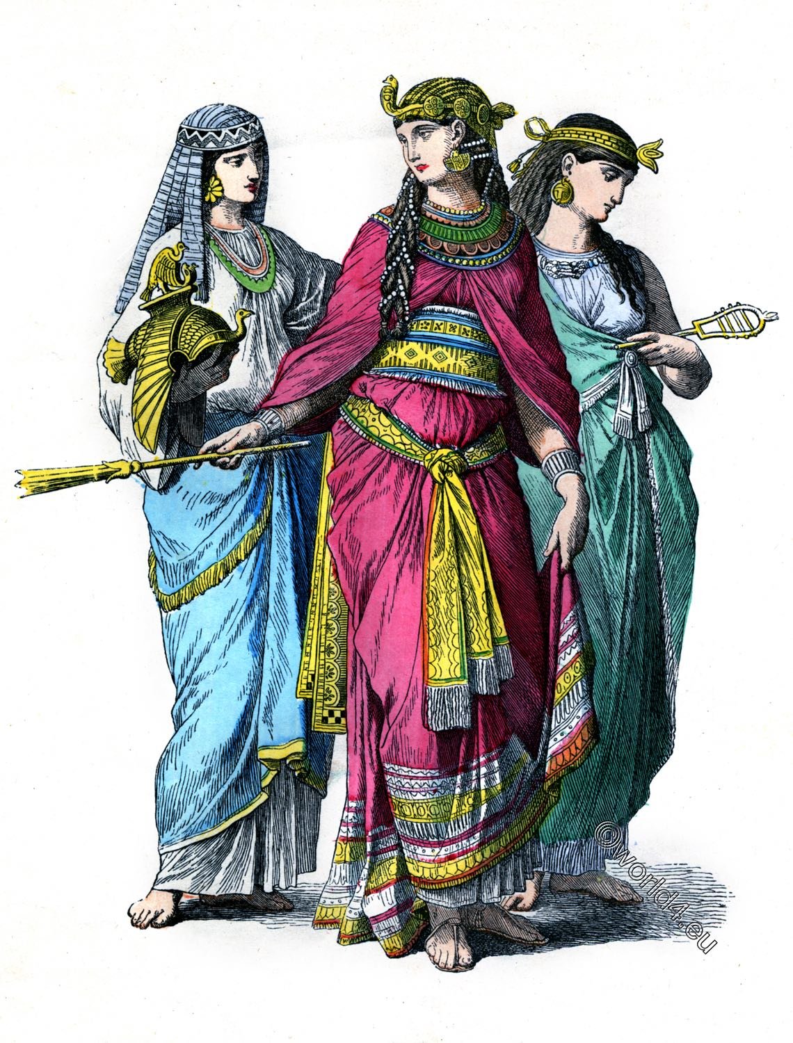 egyptian female clothing