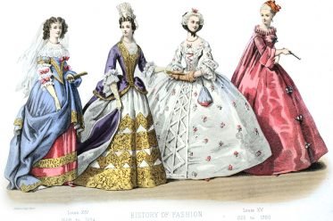 Rococo, Baroque, Fashion, History, Louis XV, XIV, pannier, hoop,
