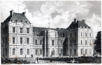 The Luxembourg Palace at Faubourg St. Germain, Rue de Vaugirard.