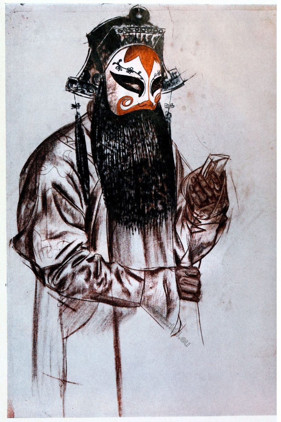Theatrical makeup, Warrior, Theater, China, actor, Character