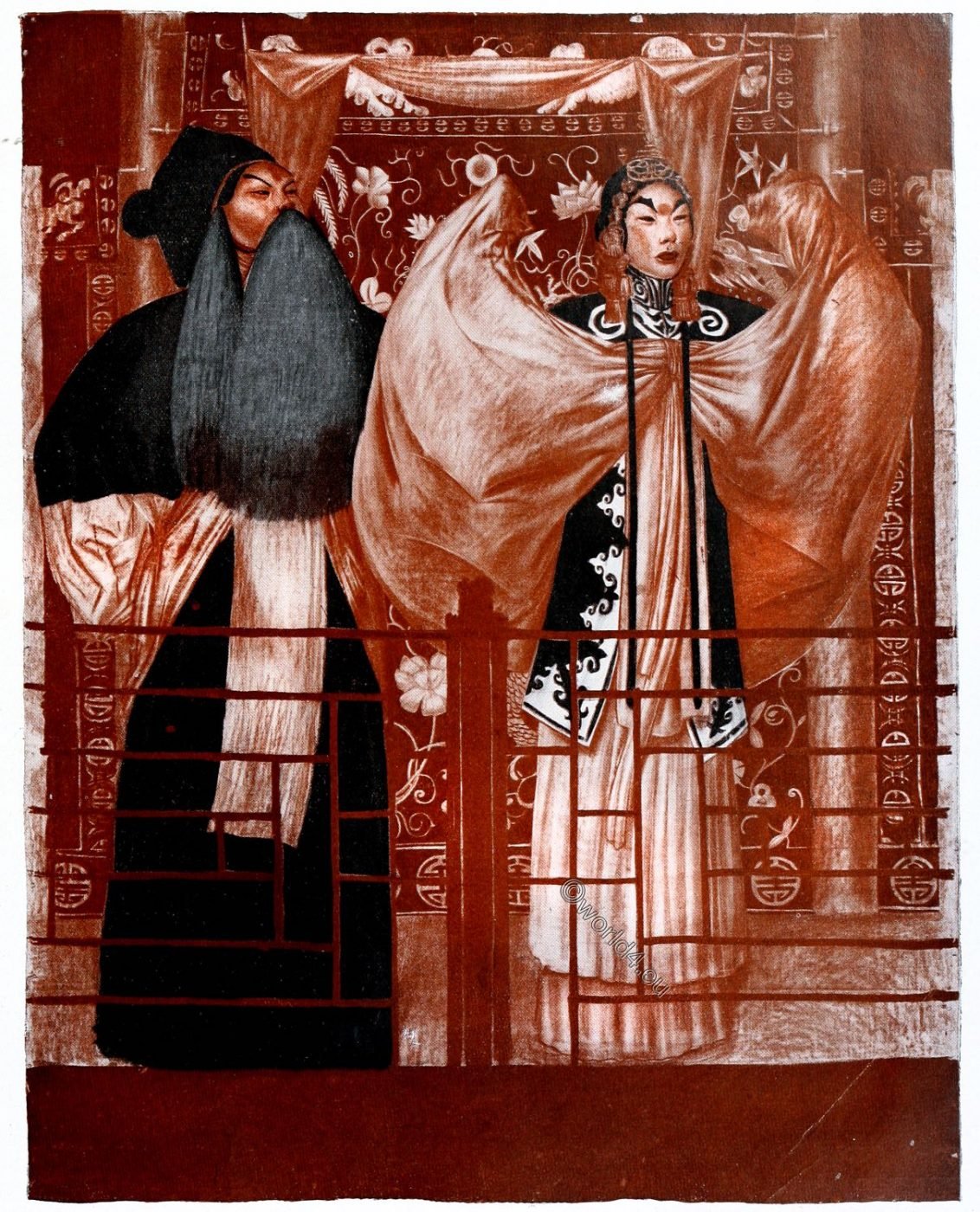 China, theatre, opera, art, actors, Alexander Jewgenjewitsch Jakowlew