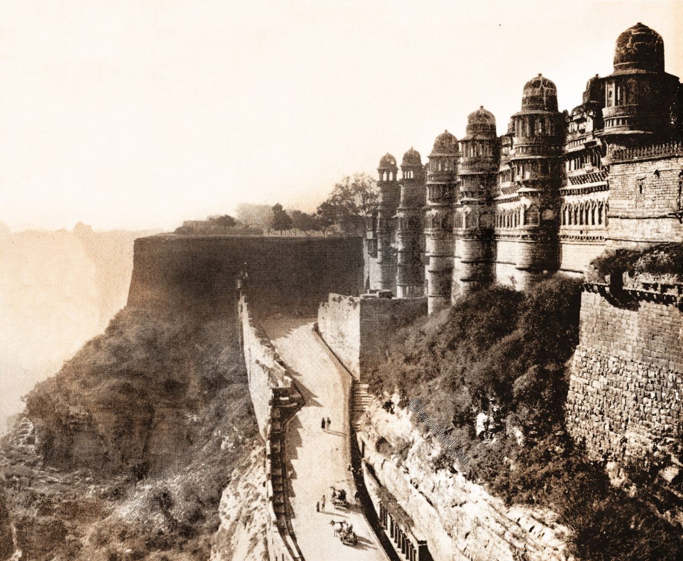 Gwalior, Fort, entrance, India,