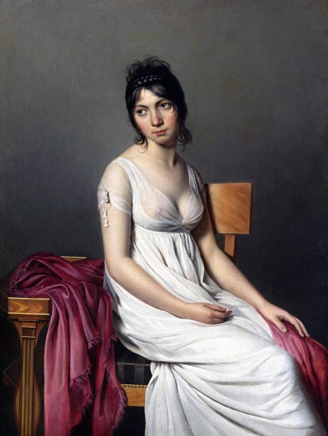 Young Woman, merveilleuse, directoire, Jacques-Louis David,