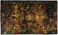 Tapestry, England, Tudor, Earl, Pembroke, Armorial,