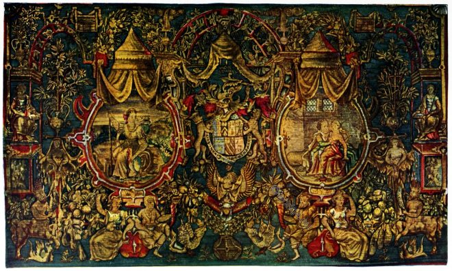 Tapestry, England, Tudor, Earl, Pembroke, Armorial,