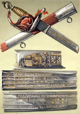 sword, weapon, Abbotsford, James Graham, 1st Marques, Montrose