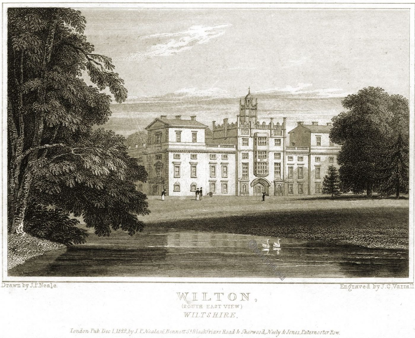 Wilton House. The manor house is home to the Earls of Pembroke.