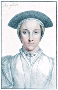 Anne of Cleves, fourth wife of the English King Henry VIII.