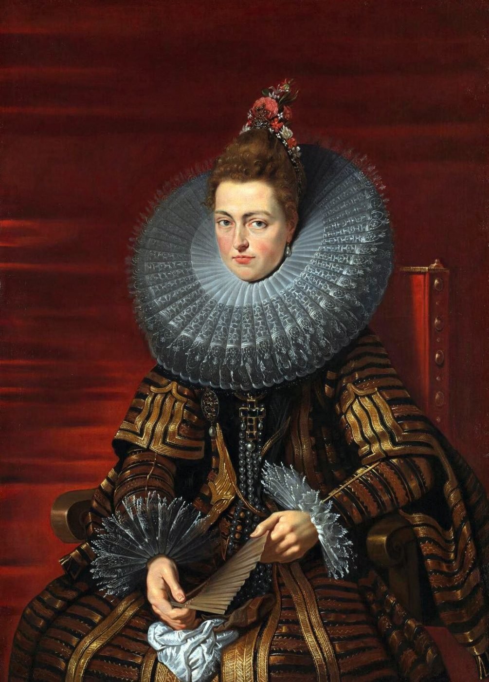 Infanta, ruffs, ruff, Isabella Clara Eugenia, Rubens