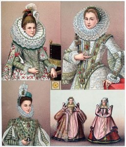 Fashion in the Reigns of Henri IV. and Louis XIII. 1590 to 1614.