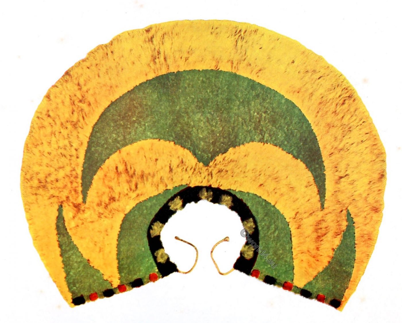 Ahuula, ʻahuʻula, capel, Hawaii, Hawaiian, feather, cloak