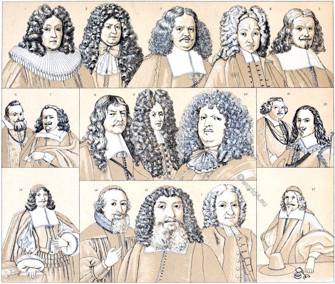 Beard, hair, wigs, Allonge, Rococo, baroque, fashion, Modes