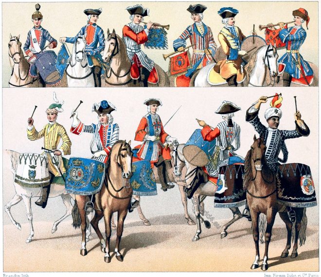 Cavalry, France, Military, royal livery, uniforms,