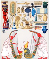 Egyptian household appliances. Priestly clothing. Schenti and Kalasiris.