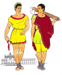 The usual Roman garment during the Republican Rome.