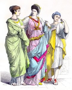 The Roman Tunica or the Dorian and the Ionian chiton.