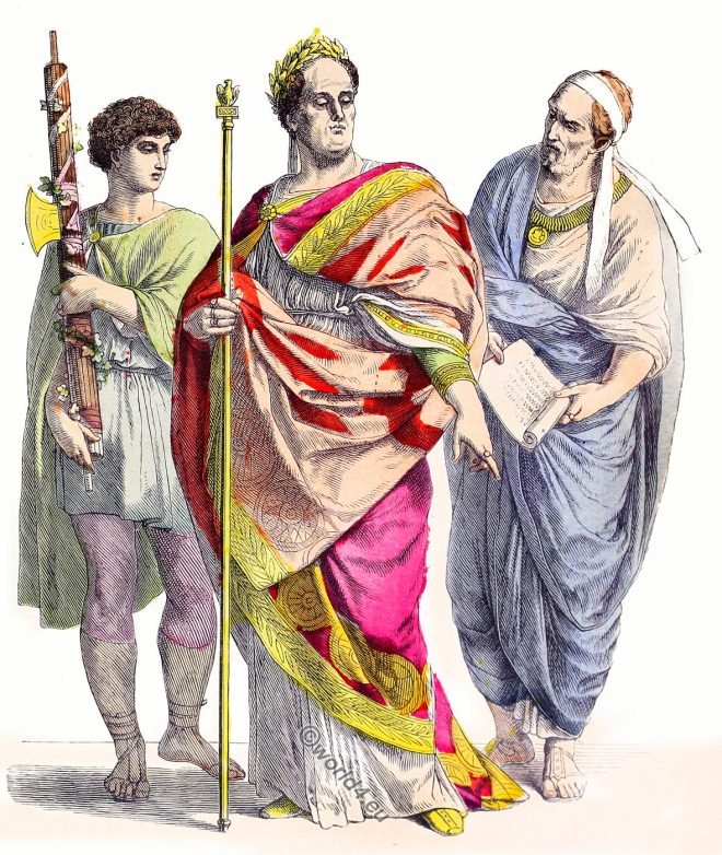 Roman clothing in its diversity and development.