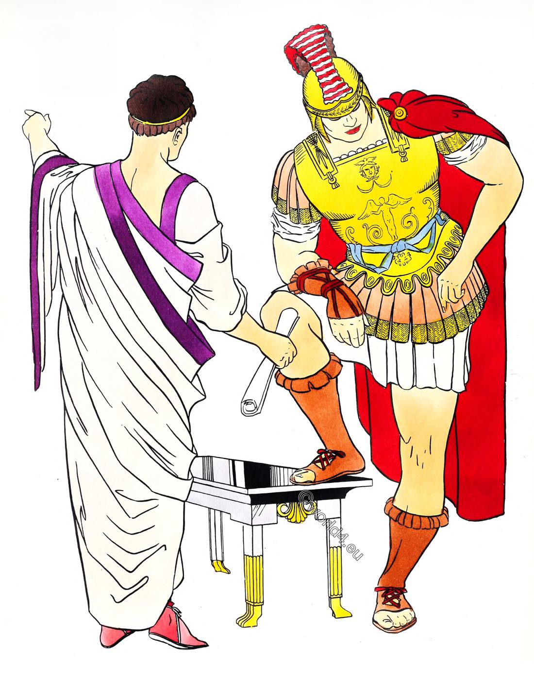 Rome, toga, senator, general, armore, Roman, Empire, costume,