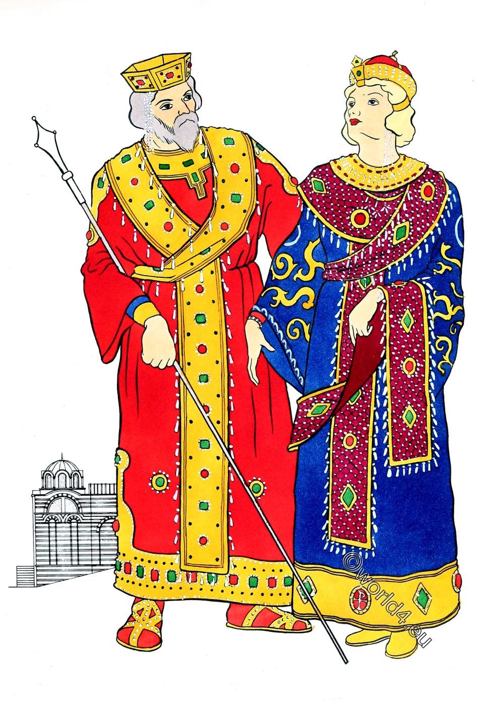 Byzantine imperial dress. What did Byzantine emperors wear