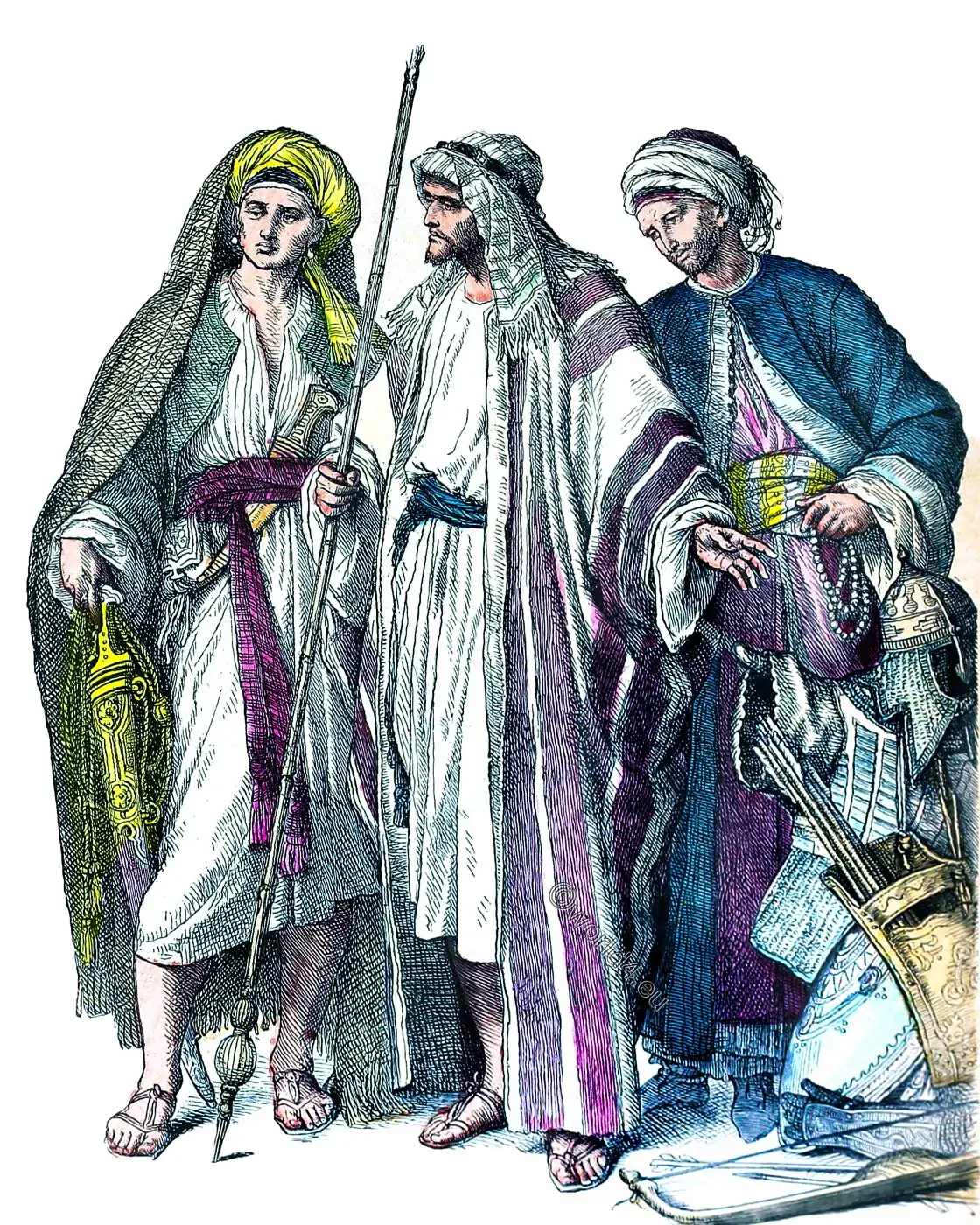 Arabs, Clothing, Middle East, dress, 4th, 6th, century