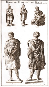 Costume history of Asia Minor. The Persians, Medes, Parthians.