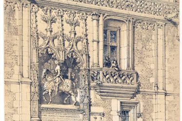 France, Architecture, Middle ages, Palace, Royal, Château, Blois, Gateway ,