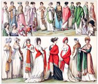 Costumes and shawls. French directorate, consulate and first Empire.