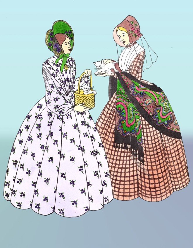 Crinoline, Victorian, fashion,