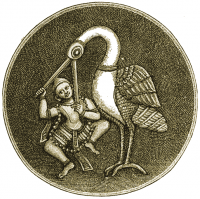 hindu, bird, Illustration