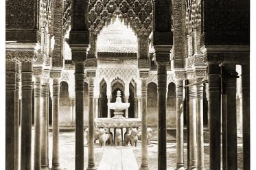 Alhambra, Court, Lions, Granada, Spain, Moorish, Architecture,