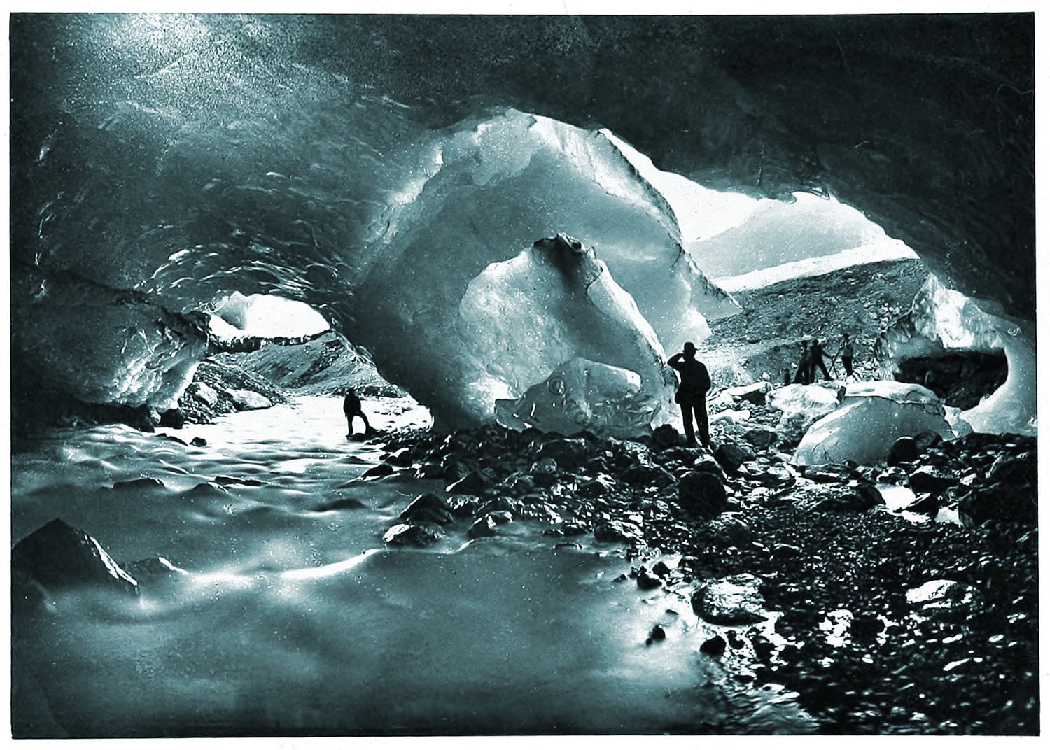 The Ice Cavern, or natural grotto of the Alpine world.